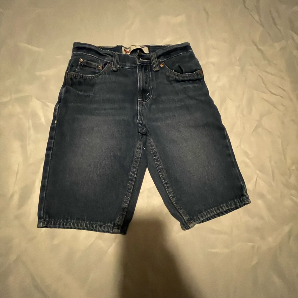 Levis Women’s 511 Loose Straight Denim Shorts 24 Blue Jean